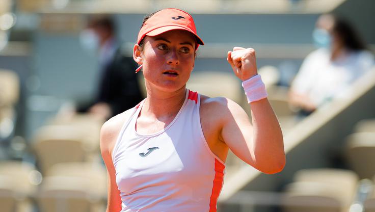 Tamara Zidanšek je lani igrala v polfinalu OP Francije. | Foto: Guliverimage/Vladimir Fedorenko