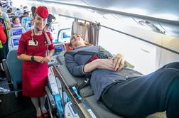 Najvišja ženska na svetu je prvič potovala z letalom #foto