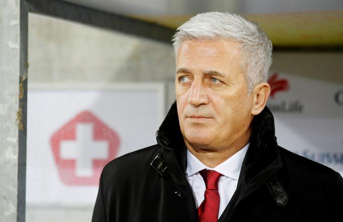 "Psihološko bomo zagotovo dobro pripravljeni," je pred tekmo dejal švicarski selektor Vladimir Petković. | Foto: Reuters