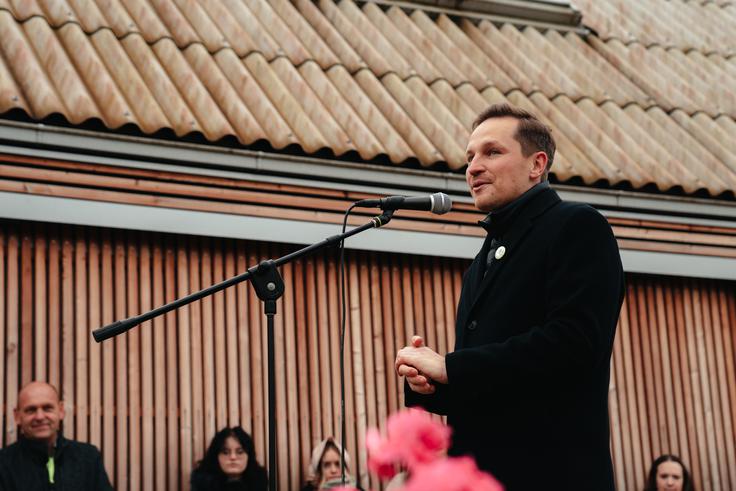 Župan Mestne občine Celje Matija Kovač | Foto: Šola za hortikulturo in vizualne umetnosti Celje