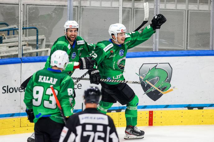 HK Olimpija Graz 99ers ICEHL | Hokejisti Olimpije so ob domačem debiju v ICEHL s 5:2 premagali Gradec. | Foto Morgan Kristan/Sportida