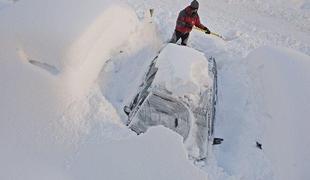 Zahod Avstrije zaradi snega odrezan od preostanka države