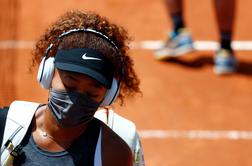 Naomi Osaka se umika z OP Francije