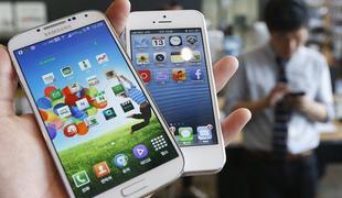 Vojna telefonov: v ZDA Samsung prehitel Apple