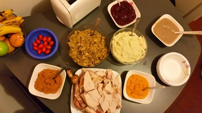 Tipična študentska večerja na zahvalni dan
 | Foto: Osebni arhiv