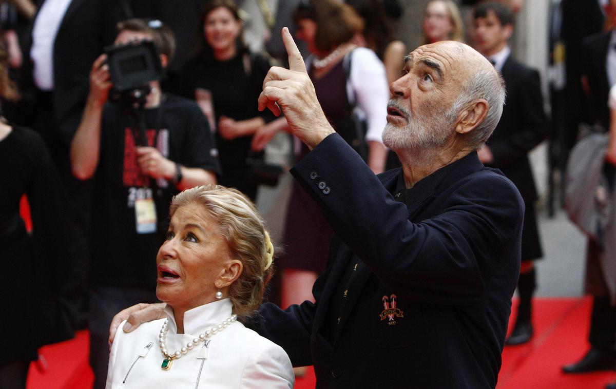 Sean Connery Micheline | Sean Connery z ženo Micheline leta 2010 | Foto Reuters