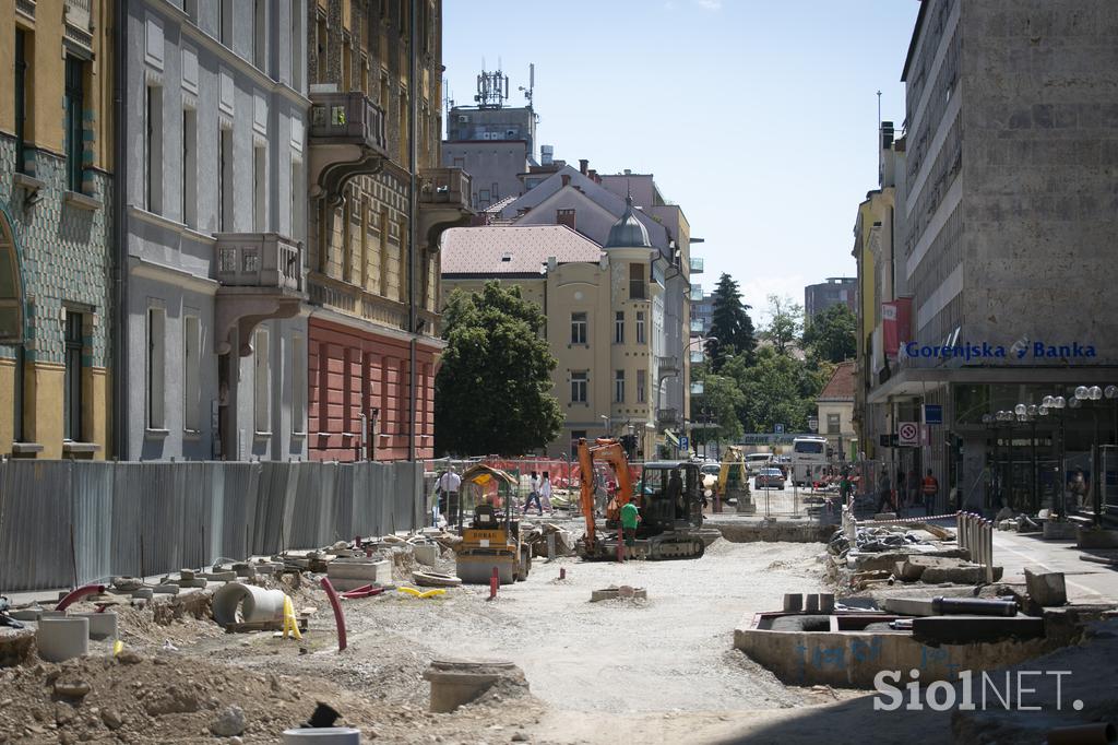 Prenova Gosposvetske ceste v Ljubljani.