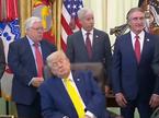 Donald Trump, predsednik, ZDA, dremanje, spanje
