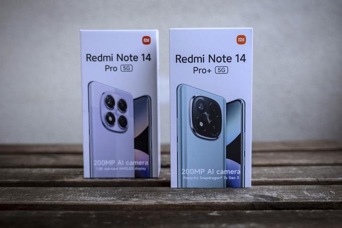 Najzmogljivejša izmed petih pametnih telefonov družine Redmi Note 14 | Foto: Ana Kovač