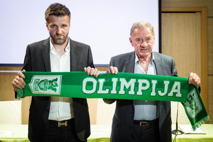 Igor Bišćan, Milan Mandarić | Foto: Sportida