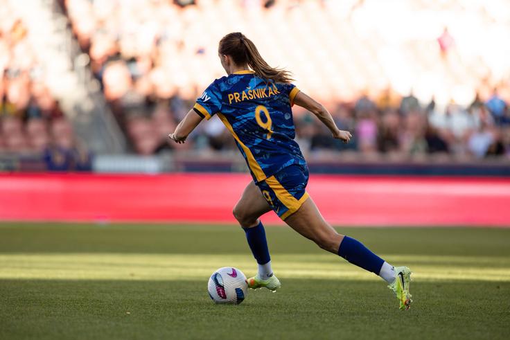 Utahu se je pridružila proti koncu sezone, tako da je v ligi NWSL zbrala le pet nastopov. Nosi številko 9, ki ima v nogometu ogromno težo. | Foto: Utah Royals