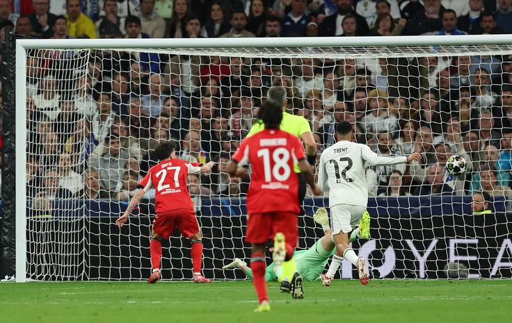 Rafa Silva je zatresel mrežo Benfice v 14. minuti, a je sledilo izenačenje že čez dve minuti. | Foto: Reuters