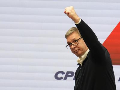 Vučić na lokalnih volitvah razglasil zmago