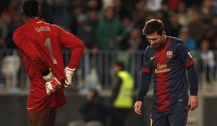 Messi poškodovan, a ne huje