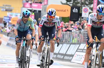 Težak dan za Primoža Rogliča na Giru, Carlos Verona zmagal za nesrečnega Cicconeja