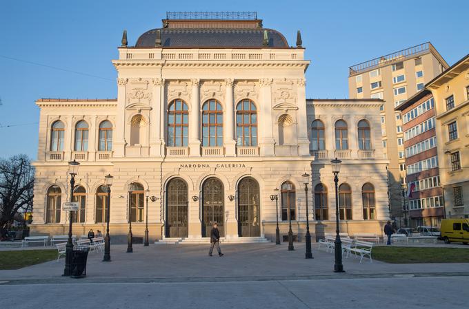 Narodna galerija Slovenije je bila zgrajena leta 1918. Hrani največjo zbirko umetnin, ki so nastale na slovenskem ozemlju v obdobjih med srednjim vekom in modernizmom. | Foto: 