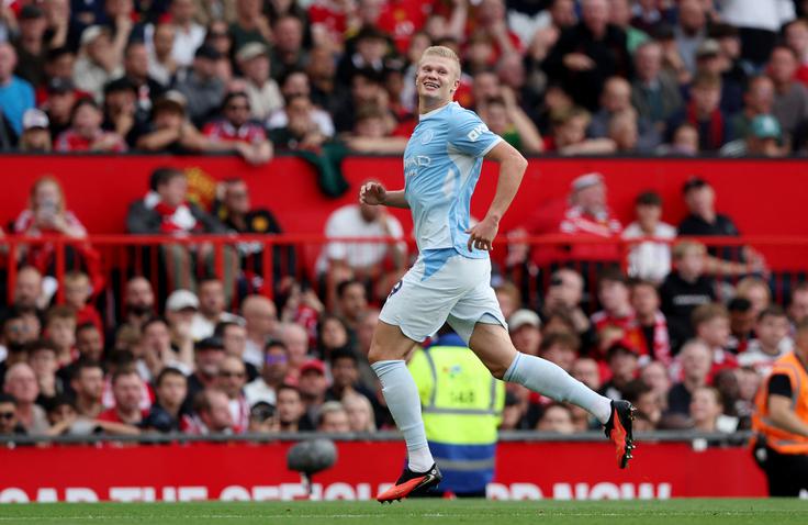  Manchester City je zadel za vodstvo z 1:0. | Foto: Reuters