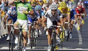 Cavendish zmaguje, Cancellara vodilni