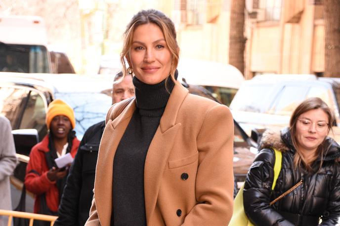 Gisele Bündchen | 44-letnico so nedavno razglasili za tretjo najlepšo manekenko vseh časov glede na zlati rez, ki meri skladnost oziroma popolnost v naravi. | Foto Guliverimage