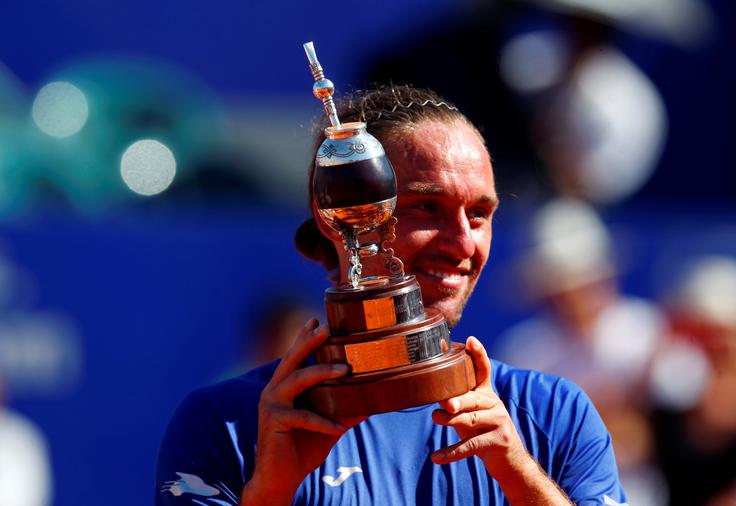 Aleksander Dolgopolov je v teniški karieri osvojil tri turnirje serije ATP. | Foto: Reuters