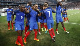 Francija na nogah, Griezmann razstreščil svetovne prvake