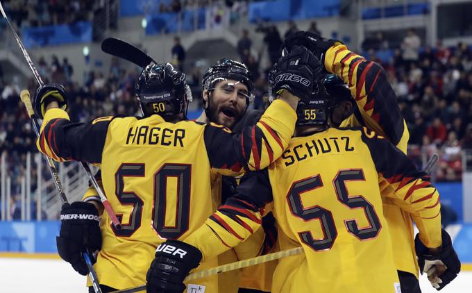 Nemčija Kanada OI polfinale Pjongčang hokej | Foto: Reuters
