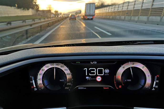 Od Šentilja proti Mariboru le po enem pasu