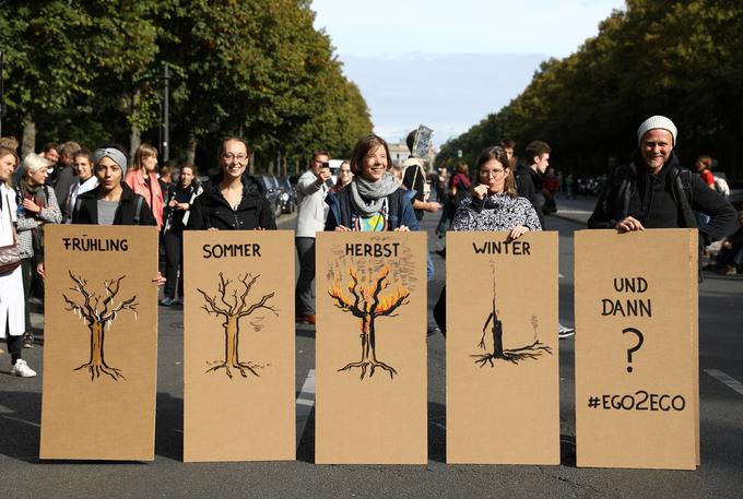 Berlin podnebni protesti | Foto: Reuters