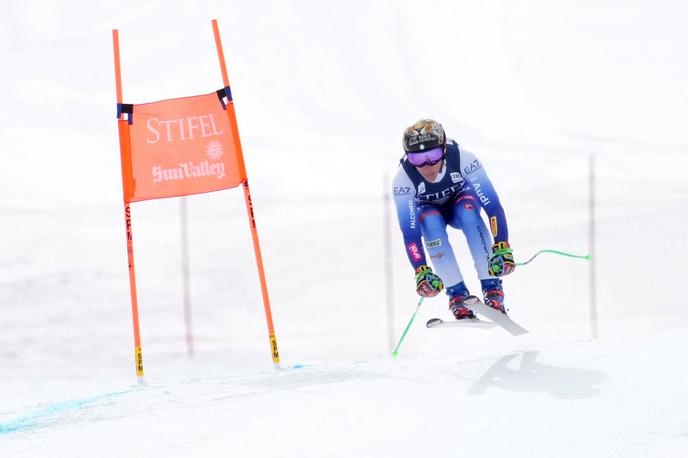 Sun Valley Federica Brignone | Federica Brignone je osvojila mali smukaški in veliki kristalni globus za skupno zmago v svetovnem pokalu.  | Foto Reuters