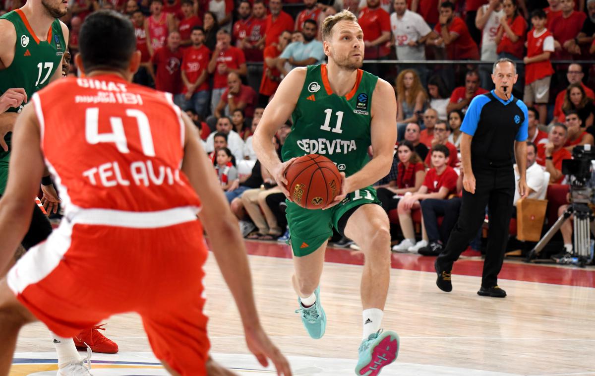 Cedevita Olimpija : Hapoel Jaka Blažič | Cedevita Olimpija je za uvod visoko izgubila. | Foto Tine Ružič/Cedevita Olimpija