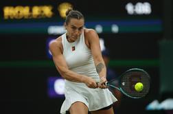 Sabalenka pred največjim izzivom v Wimbledonu