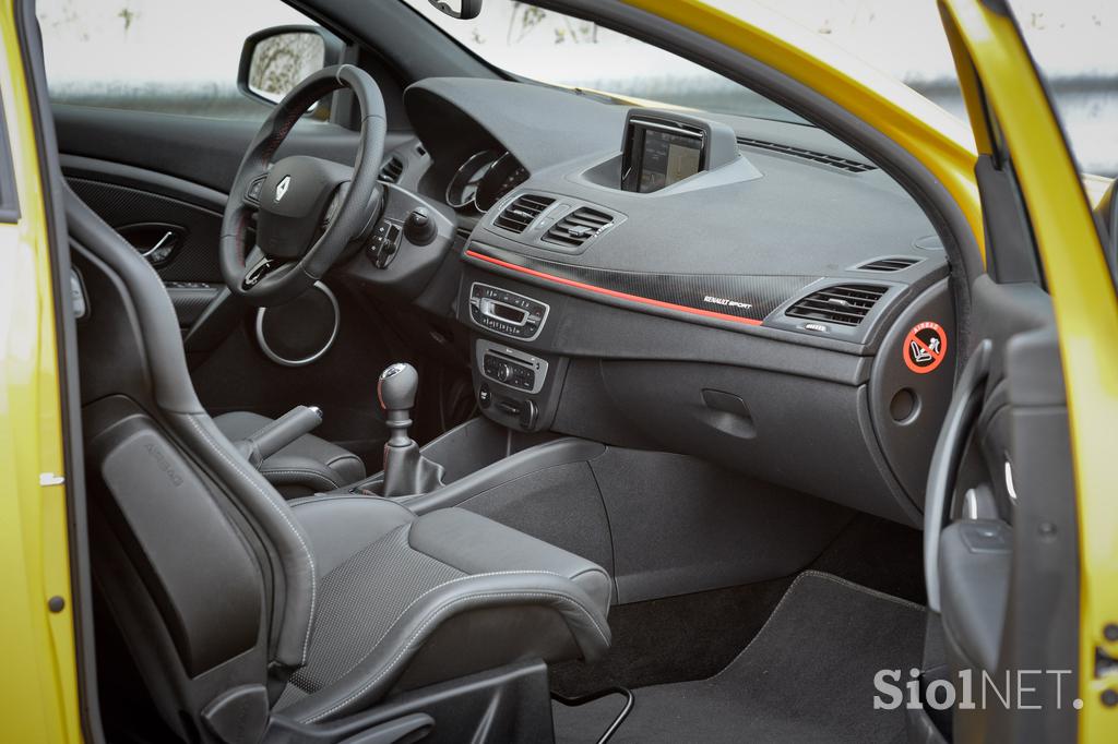 Renault megane RS - fotogalerija testnega vozila