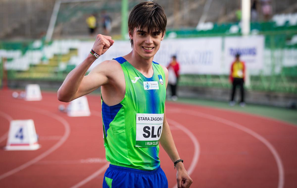 Vid Botolin | Slovenski atlet Vid Botolin je na atletskem mitingu na Dunaju v teku na 1500 m posavil osebni rekord in osvojil 2. mesto. | Foto Peter Kastelic/ Sportida