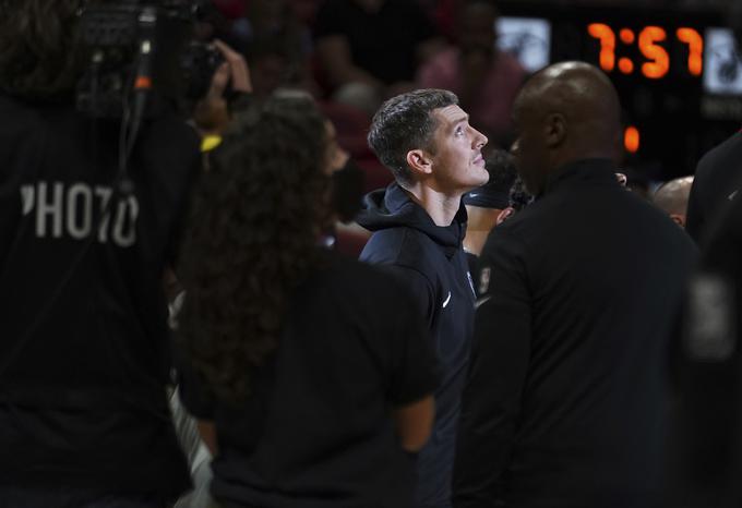 35-letniku so pred tekmo v areni predvajali video spominov na njegova leta v dresu ekipe Miami Heat. | Foto: Guliverimage/Vladimir Fedorenko