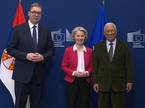 Aleksandar Vučić in Ursula von der Leyen