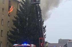 V Mariboru je zagorelo: ena oseba je poškodovana