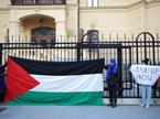 protest, veleposlaništvo ZDA, Ljubljana, Palestina, Gaza