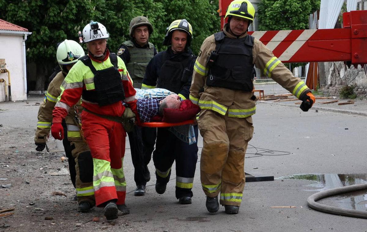 Posledice ruskega napada na regijo Dnipropetrovsk | Foto Reuters