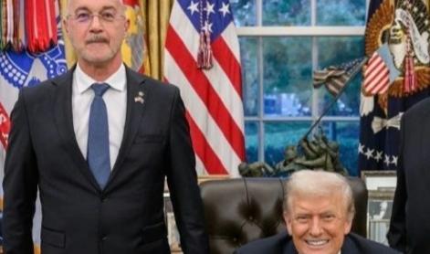 Joško Kadivnik je obiskal tudi Belo hišo