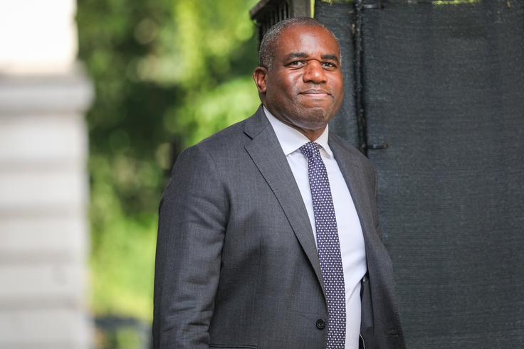 Britanski minister za zunanje zadeve David Lammy. | Foto: Guliverimage