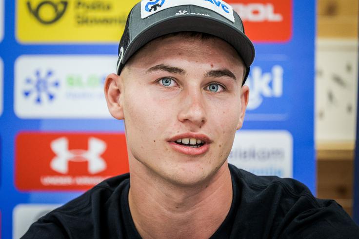 To je novi adut slovenskega smučanja v hitrih disciplinah: Alen Hriberšek. | Foto: Daniel Novaković/STA