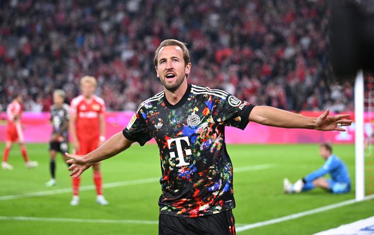Harry Kane je dosegel še svoj 101. gol za ponos Bavarske. | Foto: Reuters