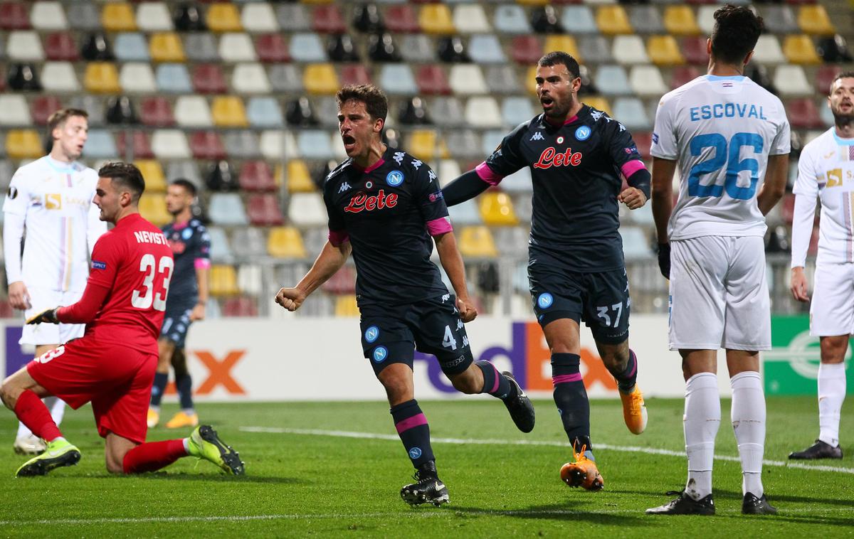 Rijeka - Milan | Simon Rožman je na Reki pričakal enega največjih italijanskih klubov Napoli in tesno izgubil. | Foto Reuters