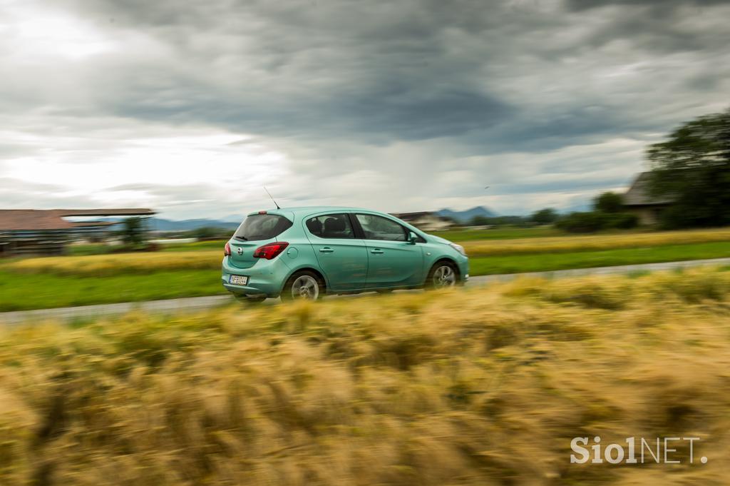 Opel corsa LPG - fotogalerija testnega vozila