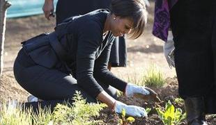 Michelle Obama v boj proti osiromašeni ponudbi zdrave hrane