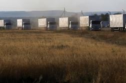 Ukrajina prehod ruskih tovornjakov označuje za invazijo