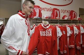 Ruska zastava v rokah Kirilenka