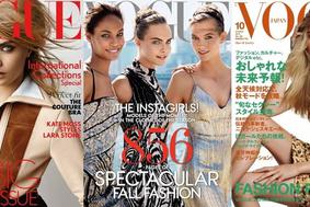 Cara Delevingne absolutna zmagovalka septembrskih naslovnic