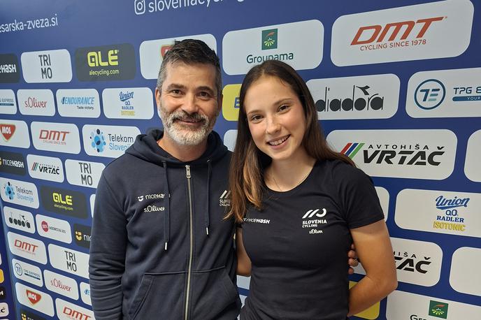 Maruša Tereza Šerkezi Matjaž Šrkezi | Zmagovalni kolesarski tandem: Matjaž in Maruša Tereza Šerkezi. | Foto Alenka Teran Košir