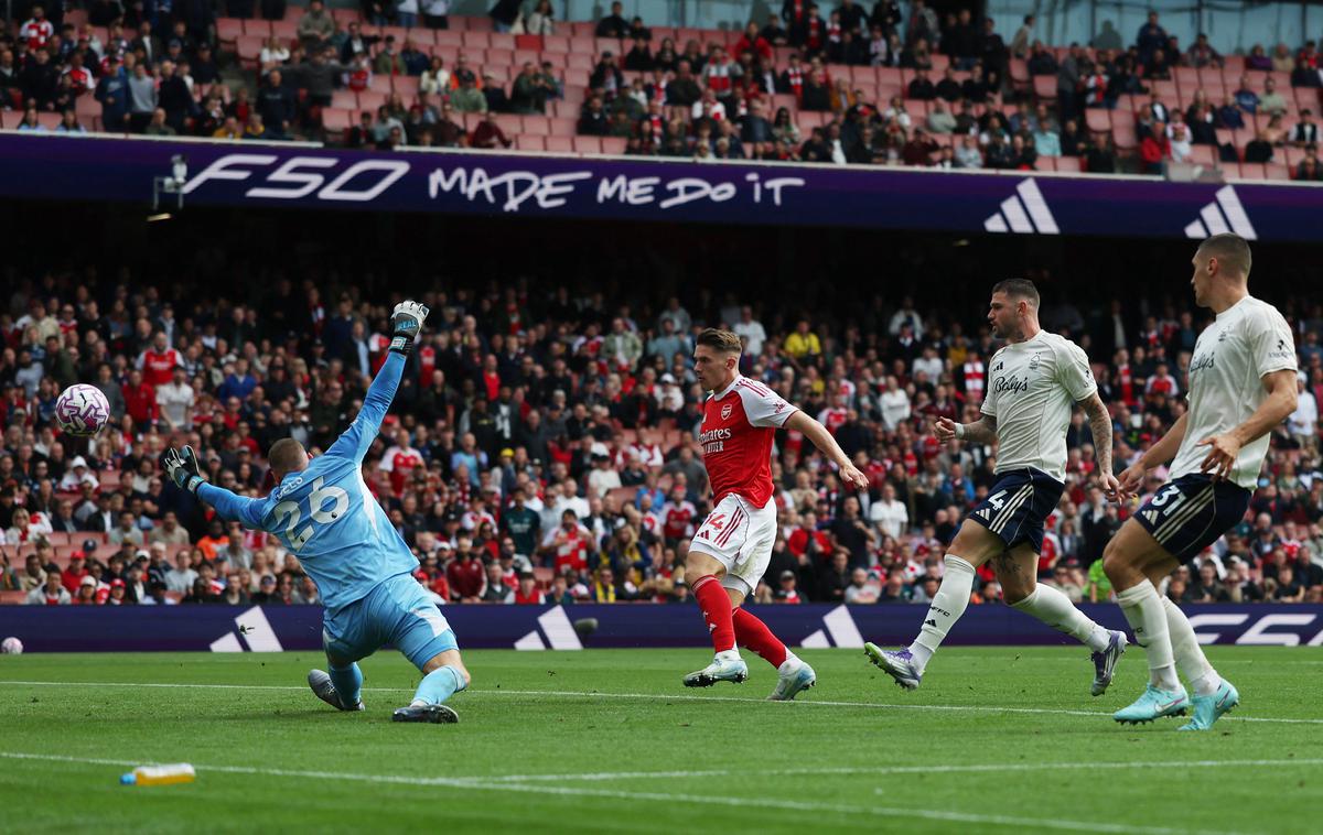 Arsenal Viktor Gyokeres | Viktor Gyökeres je zadel za vodstvo Arsenala z 2:0. | Foto Reuters